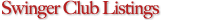 Swinger Club Listings