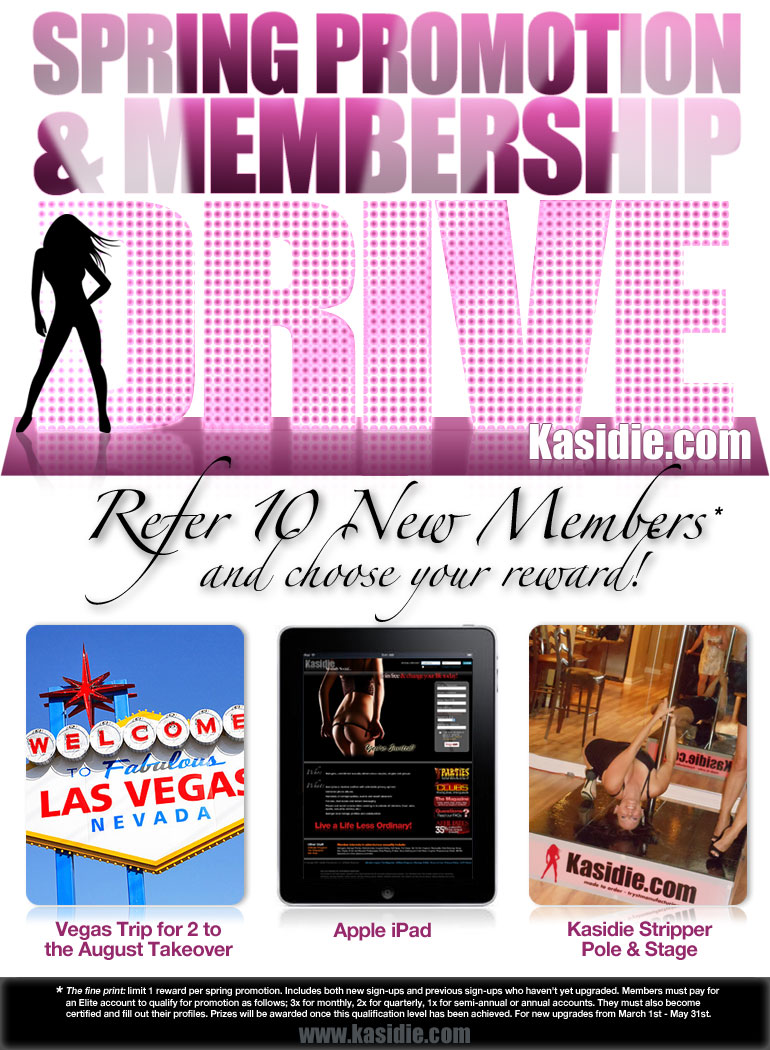 Kasidie's Spring Promotion & Membership Drive