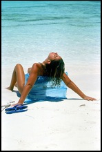 bikini babe on beach